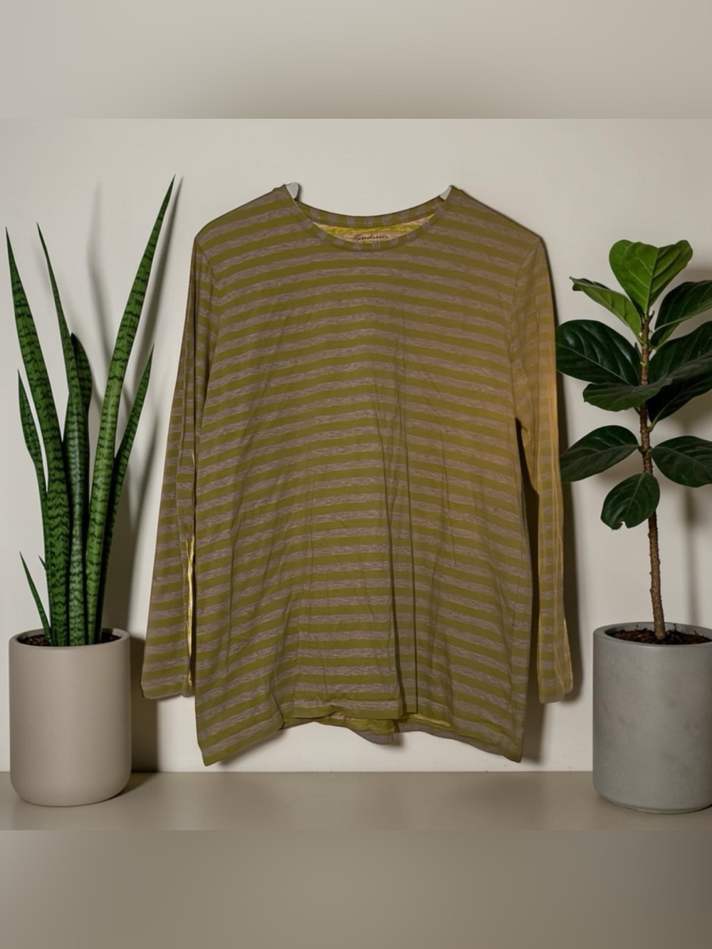 Gudrun Sjoden Essential Organic Cotton Striped Long Sleeve Large